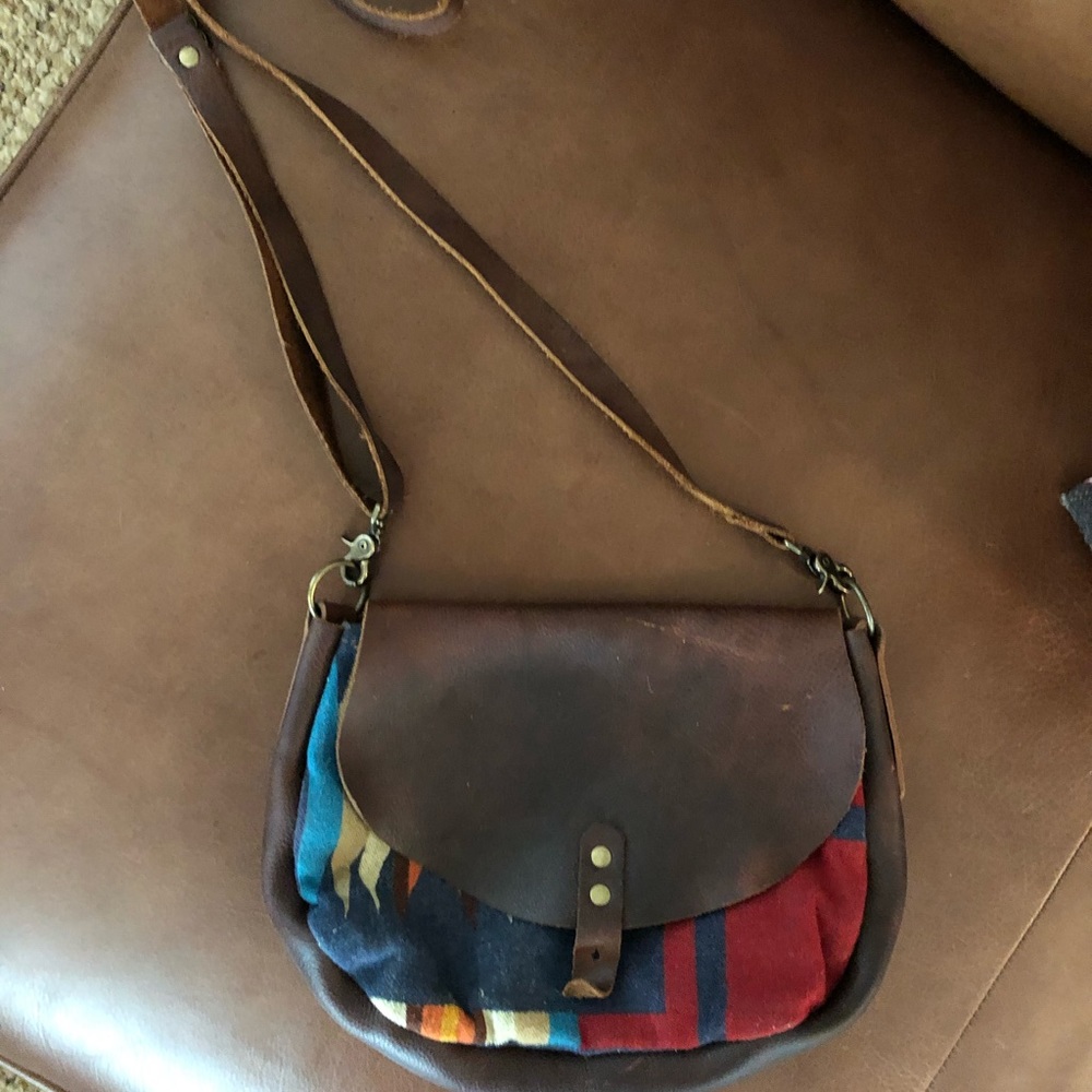 Leather crossbody